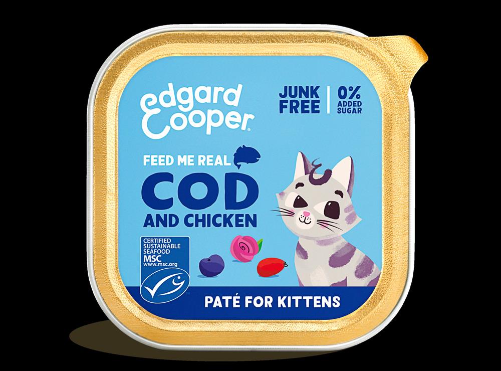 Kitten Pate Cod & Chicken (Pack of 4)