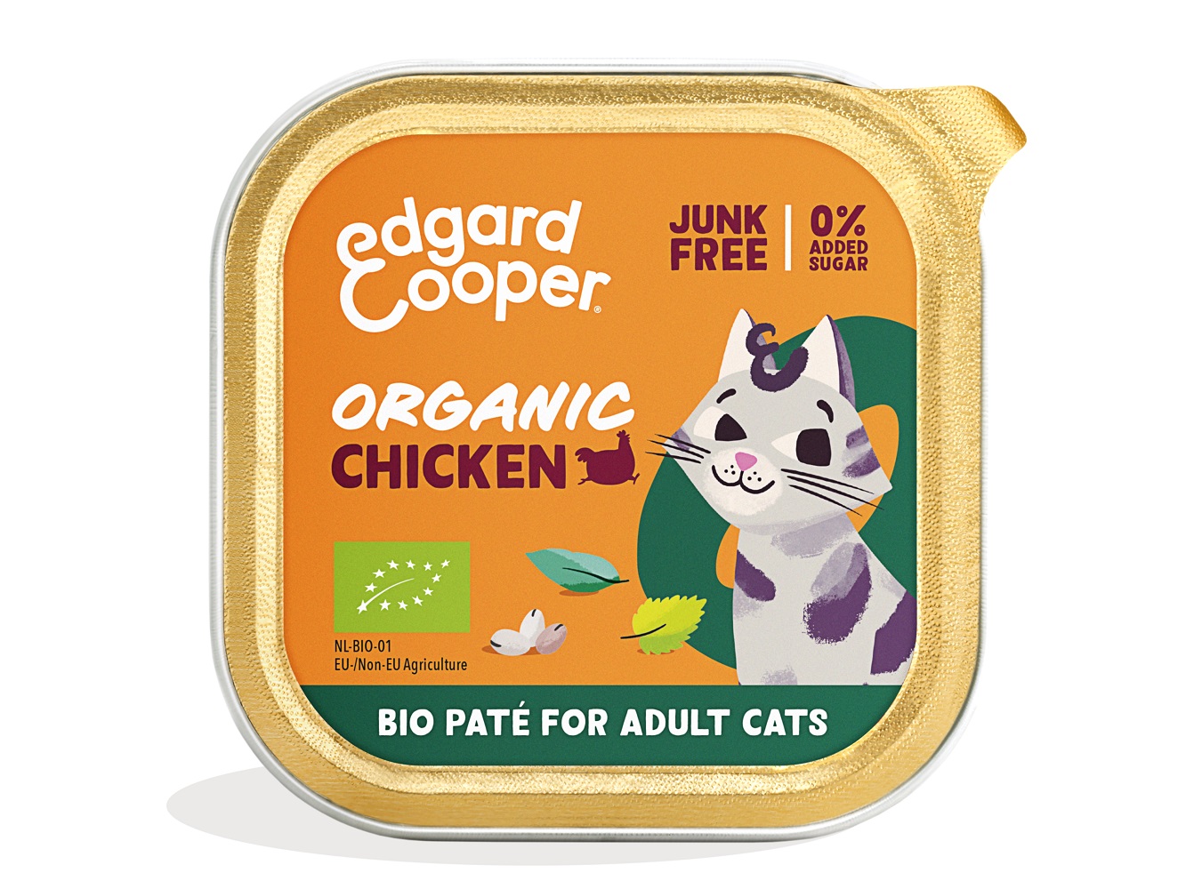 Organic Turkey for Adult Cats (Pack of 4)