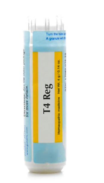 T4 Reg :- tube containing 4 gr. of granules