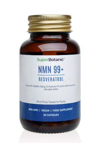 NMN 99+ with Trans-Resveratrol - 30 Capsules