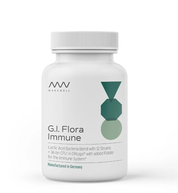 G.I. Flora Immune - 60 Capsules | Prebiotic and Probiotic Formula