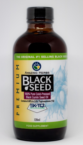 Premium Black Seed 100% Pure Cold-Pressed Black Cumin Seed Oil 120ml