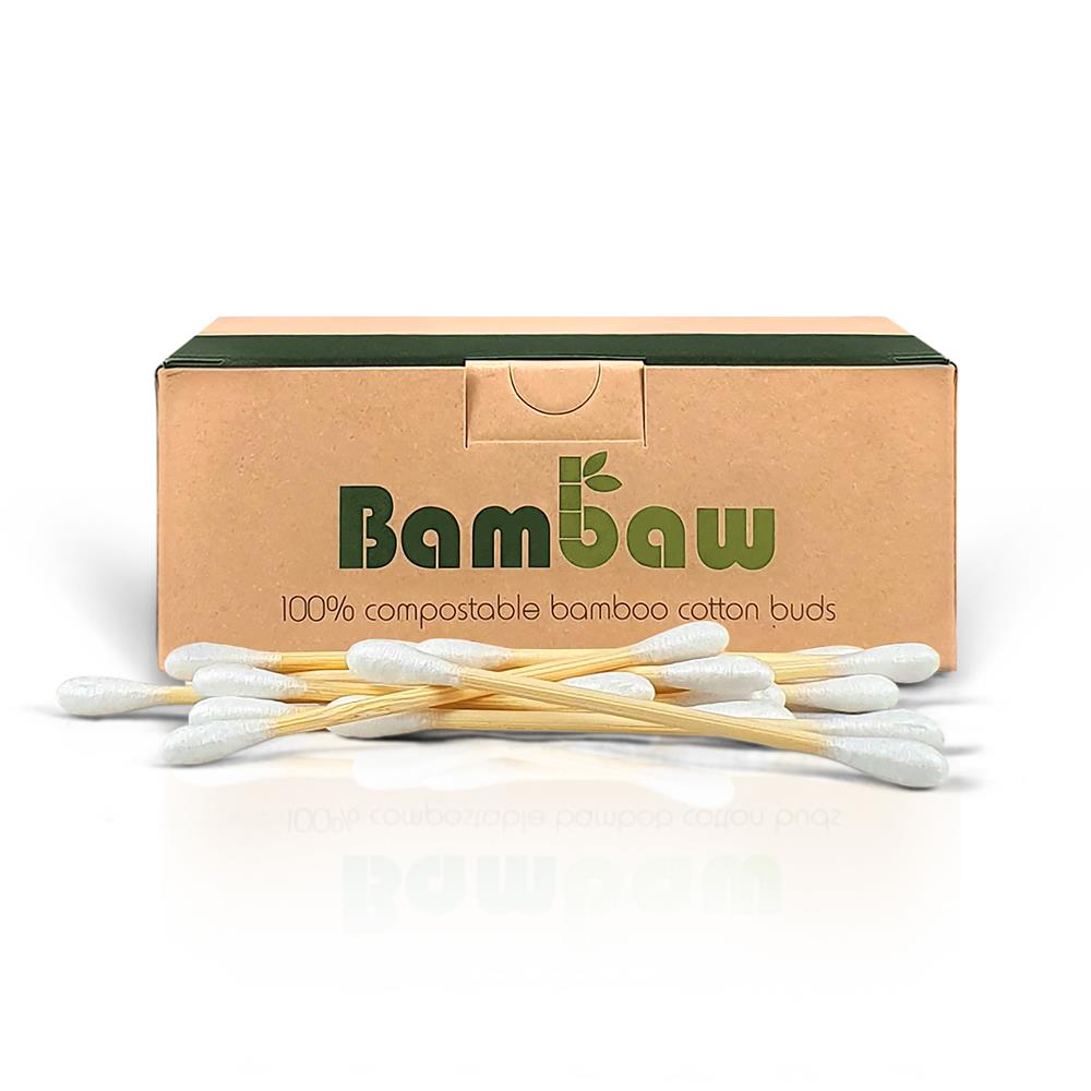 Bamboo cotton buds box 200