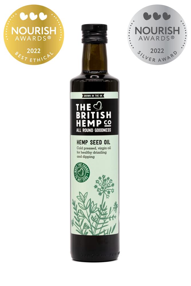 Cold-pressed hemp seed oil