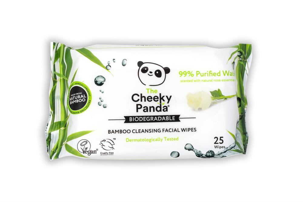 Bamboo Facial Wipes Rose (Pack of 2)