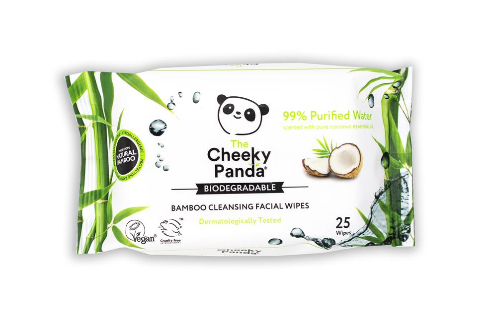Bamboo Facial Wipes Coconut (Pack of 2)
