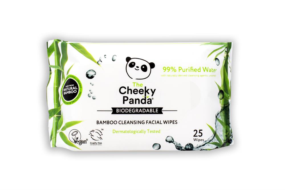 Bamboo Facial Wipes Unscented (Pack of 2)