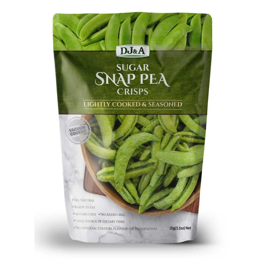 DJ & A Sugar Snap Pea Crisps (Pack of 2)