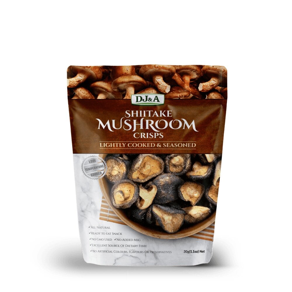 DJ&A Shiitake Mushroom Crisps (Pack of 2)