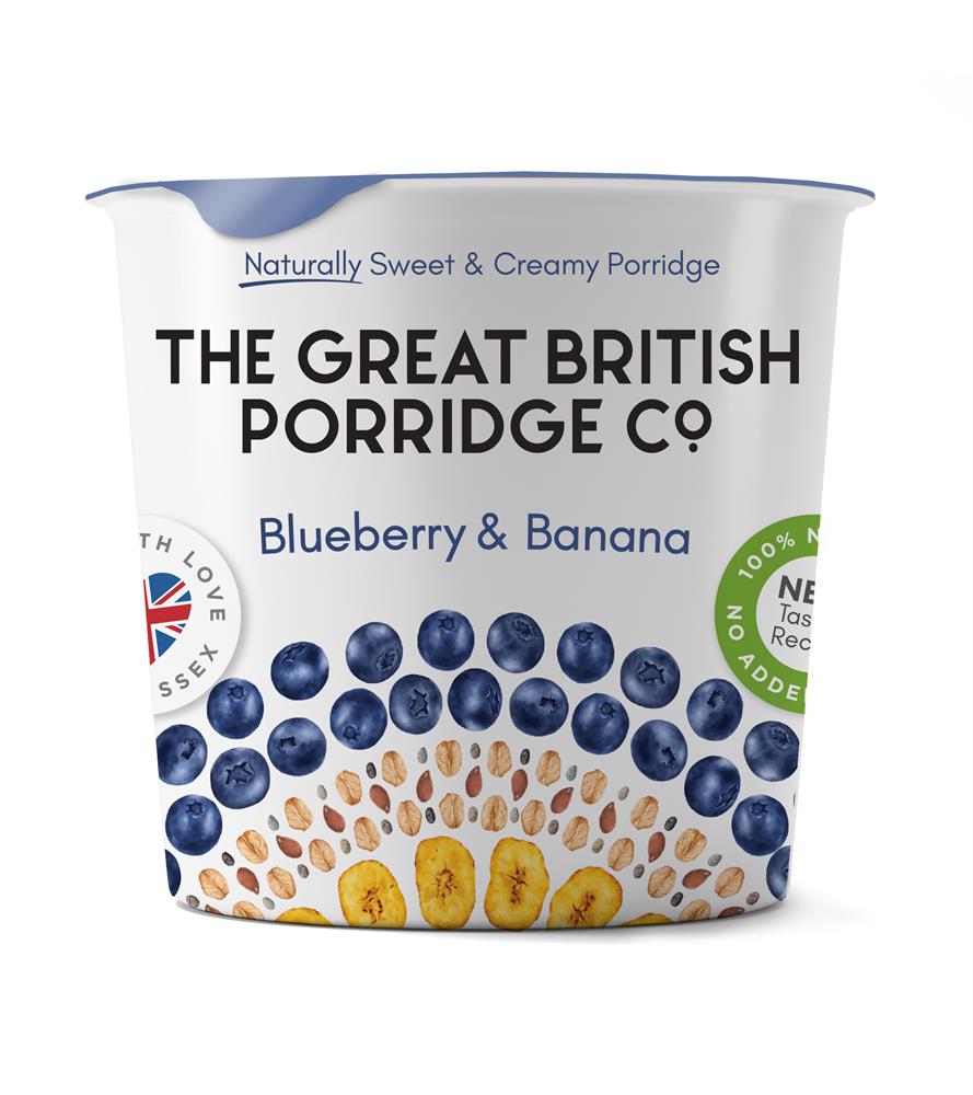 Blueberry& Banana Porridge Pot