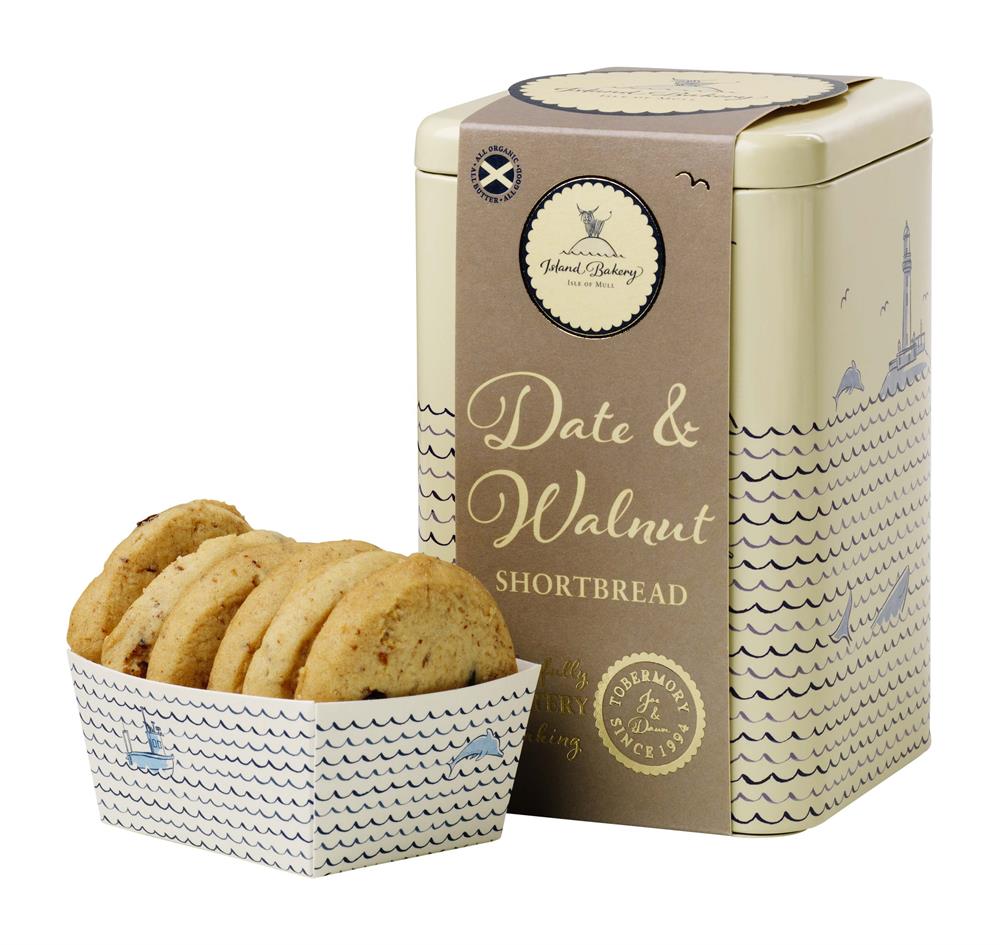 Date and Walnut Shortbread Tin