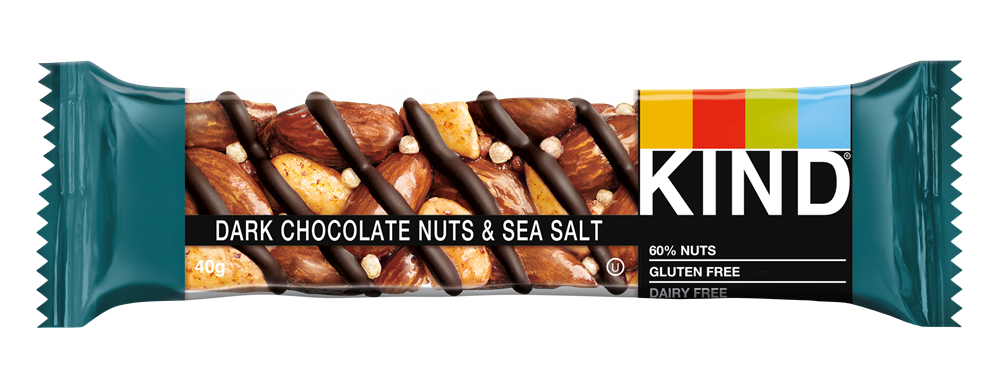Dark Choc Nuts & Sea Salt Bar