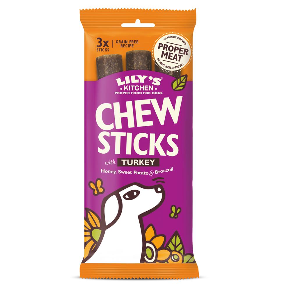 Dog Chew Sticks with Turkey (Pack of 2)