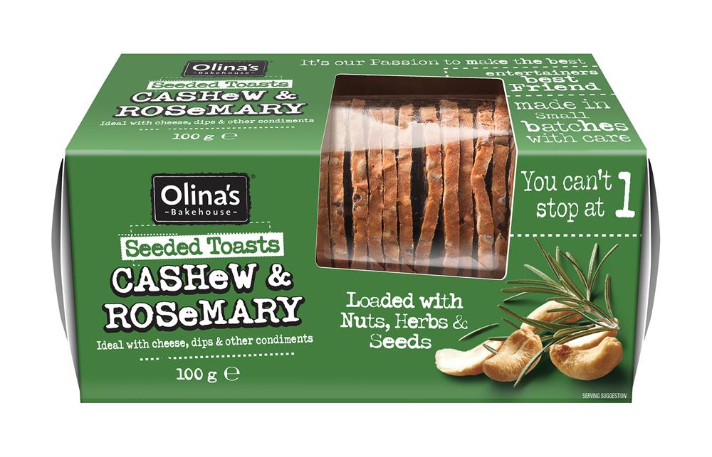 Cashew & Rosemary Seeded Toast (Pack of 3)