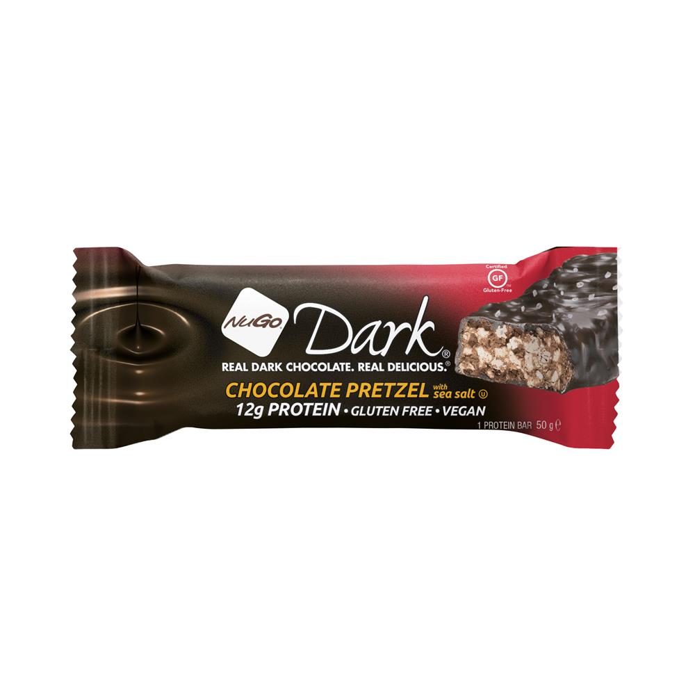 Dark Chocolate Pretzel Bar