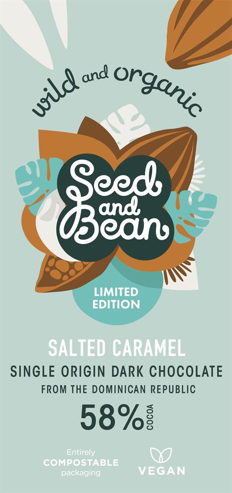 Dark 58% Salted Caramel Org (Pack of 5)