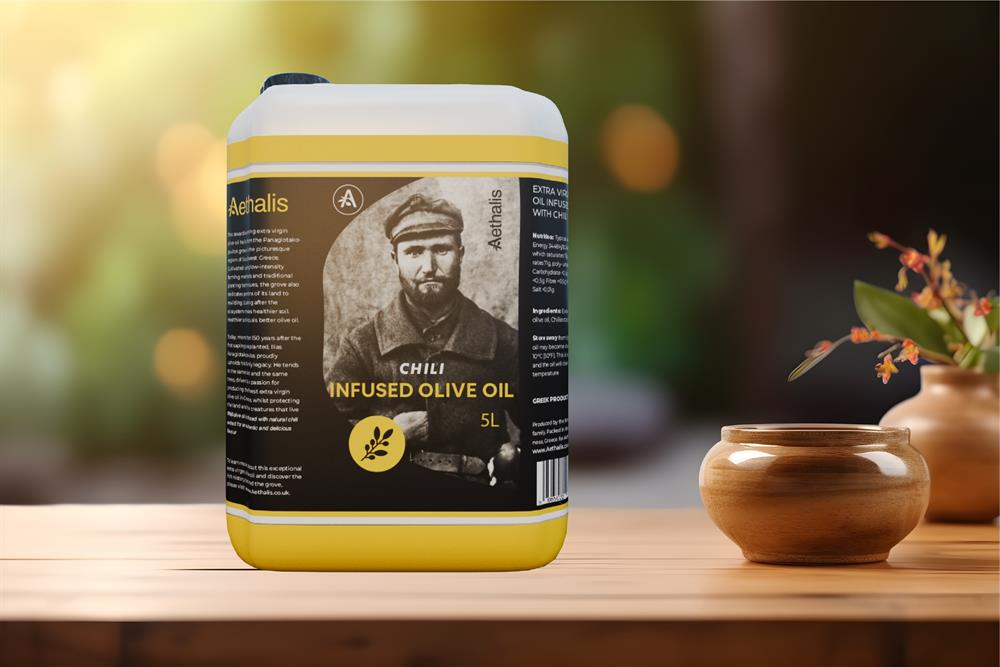 Garlic Infused Extra Virgin Olive Oil 5L