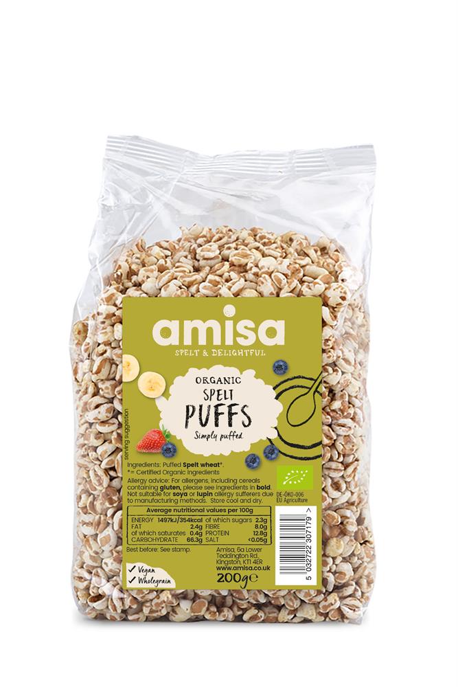 Organic Spelt Puffs (Pack of 2)