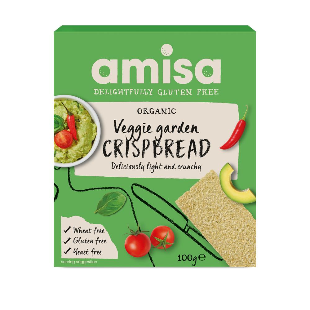 GF Veggie Crispbread Organic (Pack of 2)