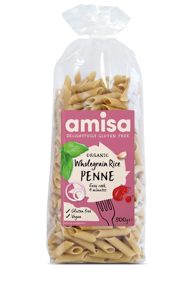 Org GF Wholegrain Rice Penne