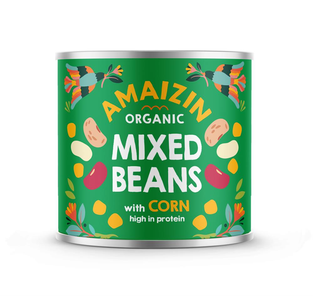 Organic Mixed Beans with Corn (Pack of 2)