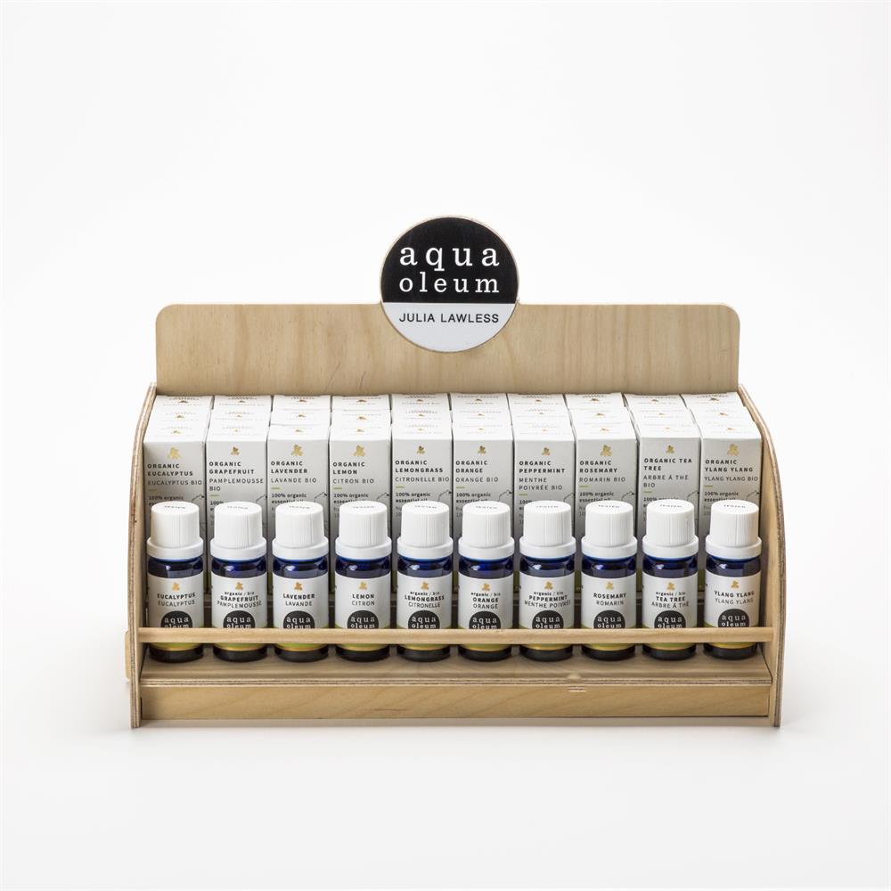 Best-selling 30x10ml bottle Top 10 Organic Essential Oil Stand