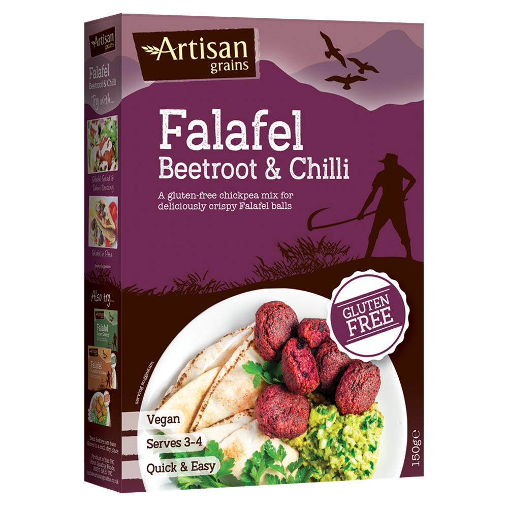Beetroot & Chilli Falafel