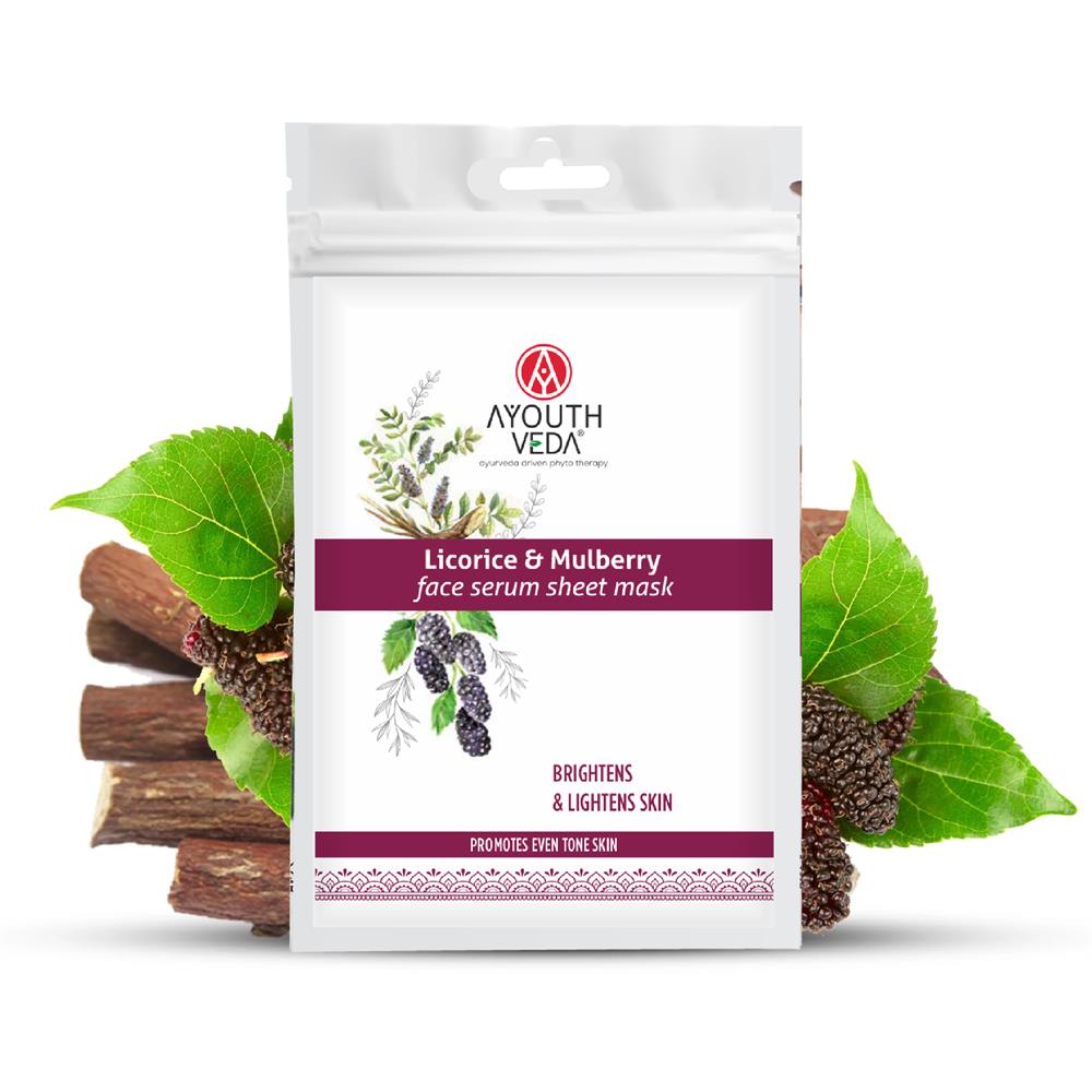 Licorice&Mulberry Sheet Mask (Pack of 4)