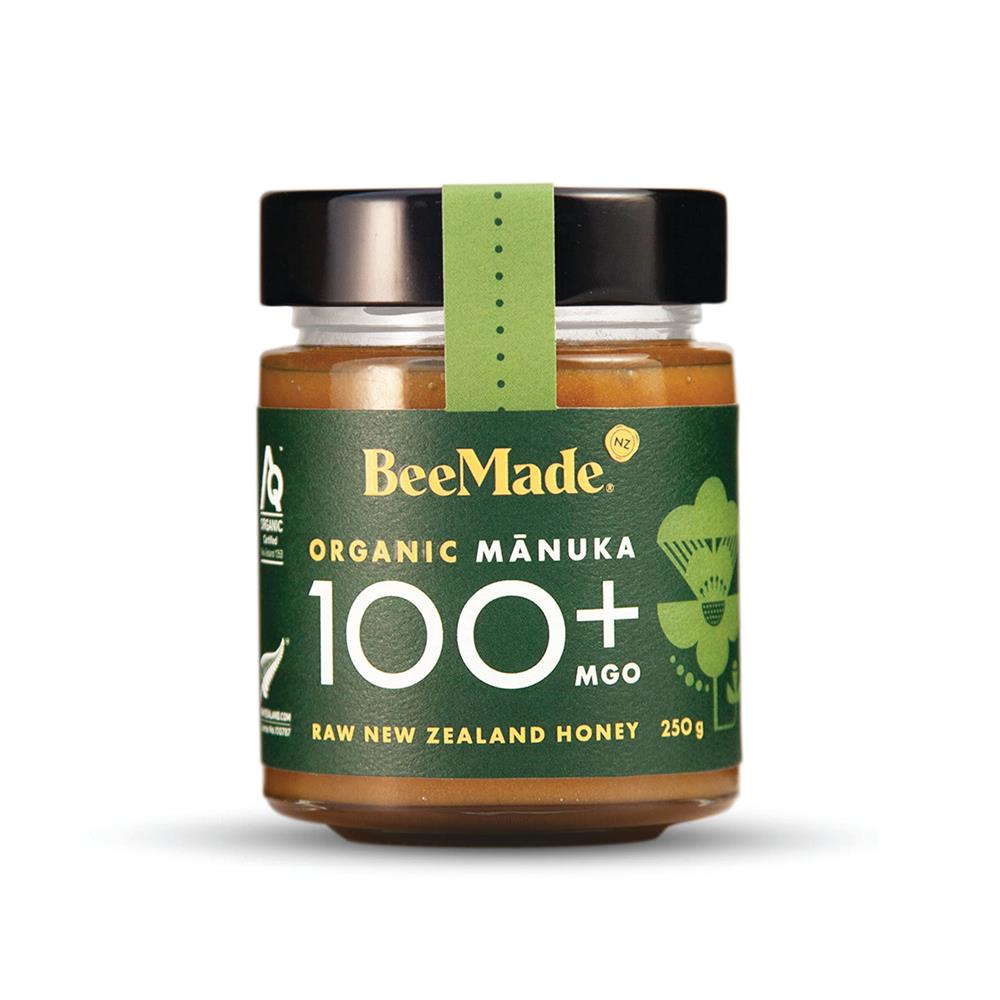 Organic New Zealand Manuka Honey MGO 100+ 250g