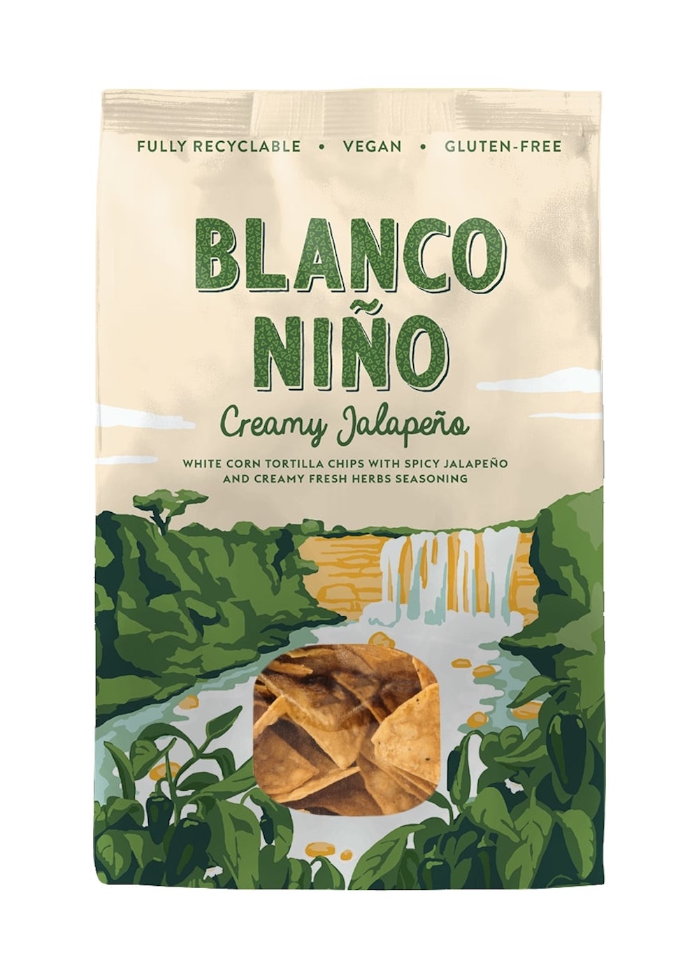 Creamy Jalapeno Tortilla Chips (Pack of 8)