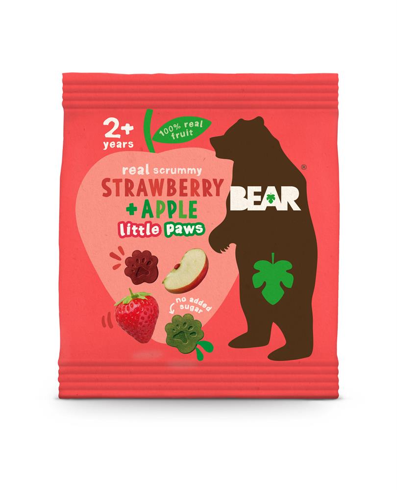 BEAR Paws Strawberry & Apple (Pack of 18)