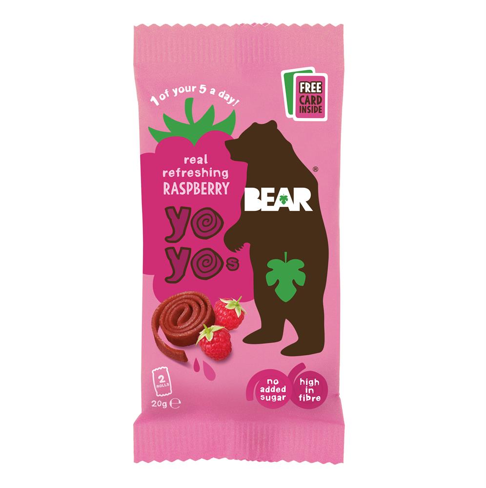 BEAR Raspberry Yoyo (Pack of 18)