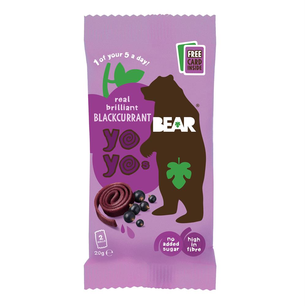 BEAR Blackcurrant Yoyo (Pack of 18)