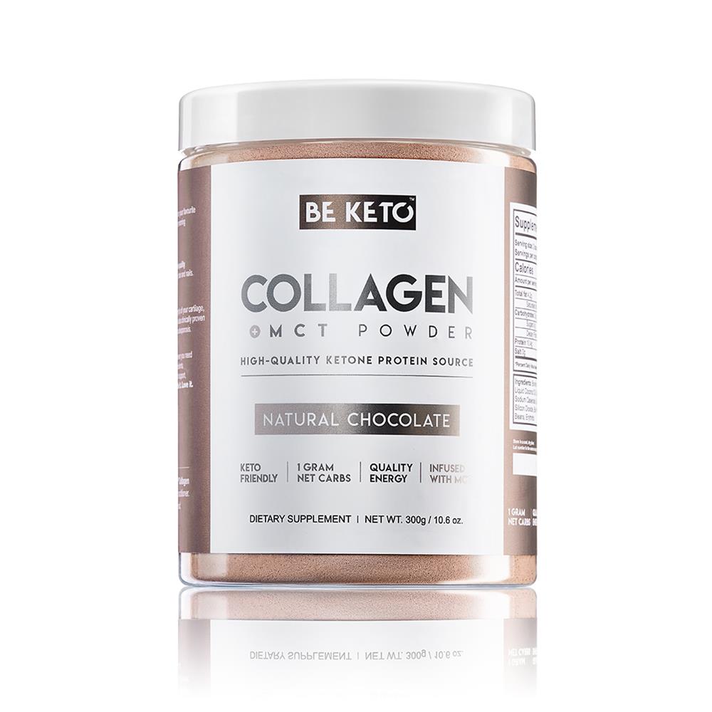 Keto Collagen + MCT Oil Natural Chocolate 300g