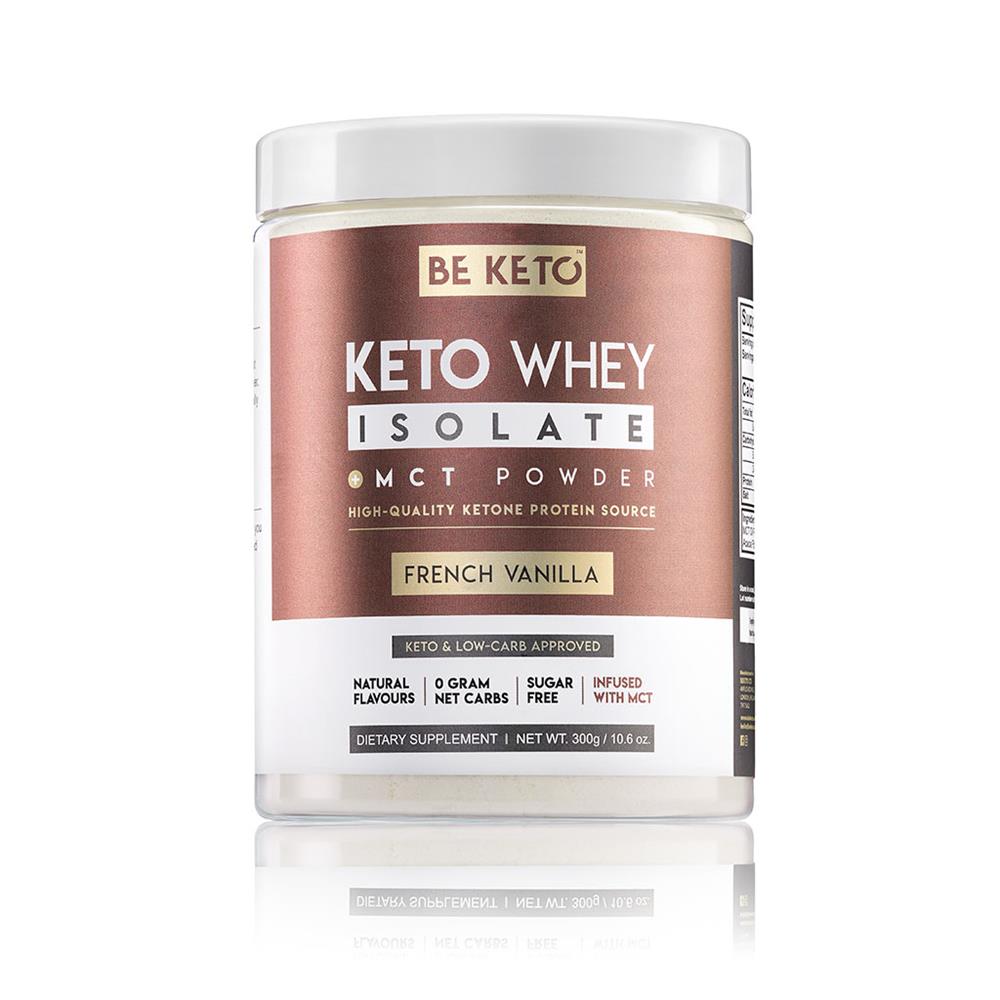 Keto Whey Isolate + MCT Oil French Vanilla 300g