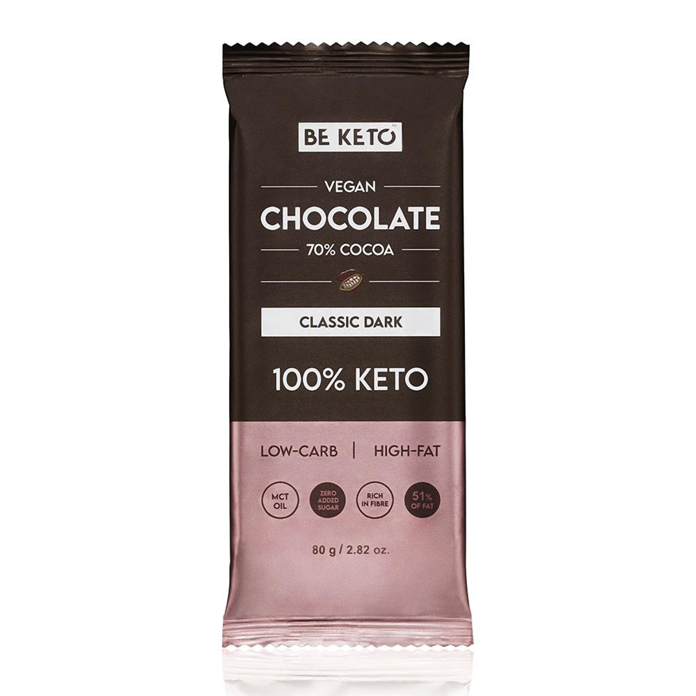 Vegan Keto Chocolate + MCT Classic Dark 80g