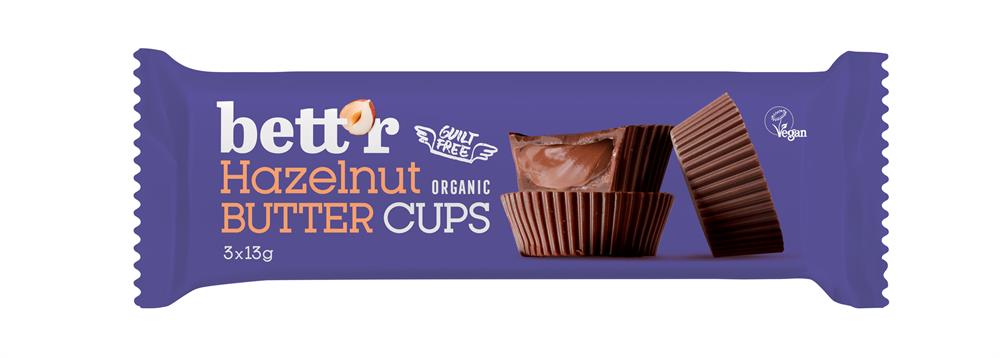 Nut Butter Cups with Hazelnut (Pack of 12)