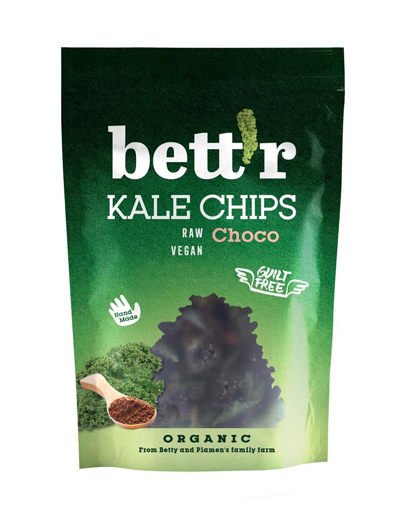 Kale Chips with Chocolate