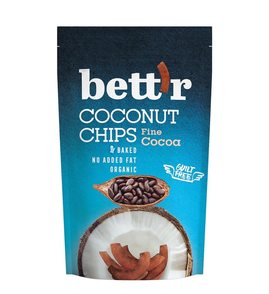 Coconut Chips with Cacao Organic Vegan Gluten Free 40g