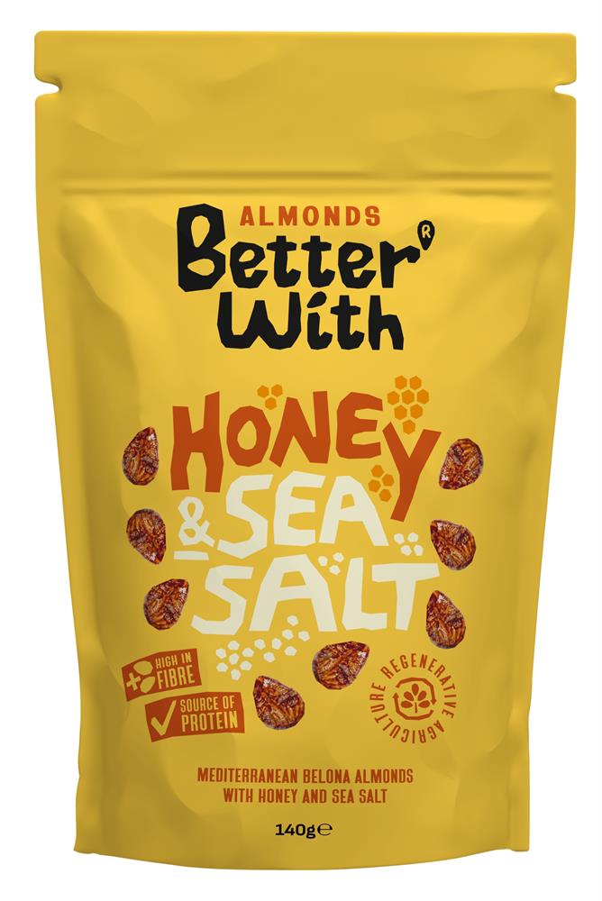 Honey & Sea Salt Almonds 140g