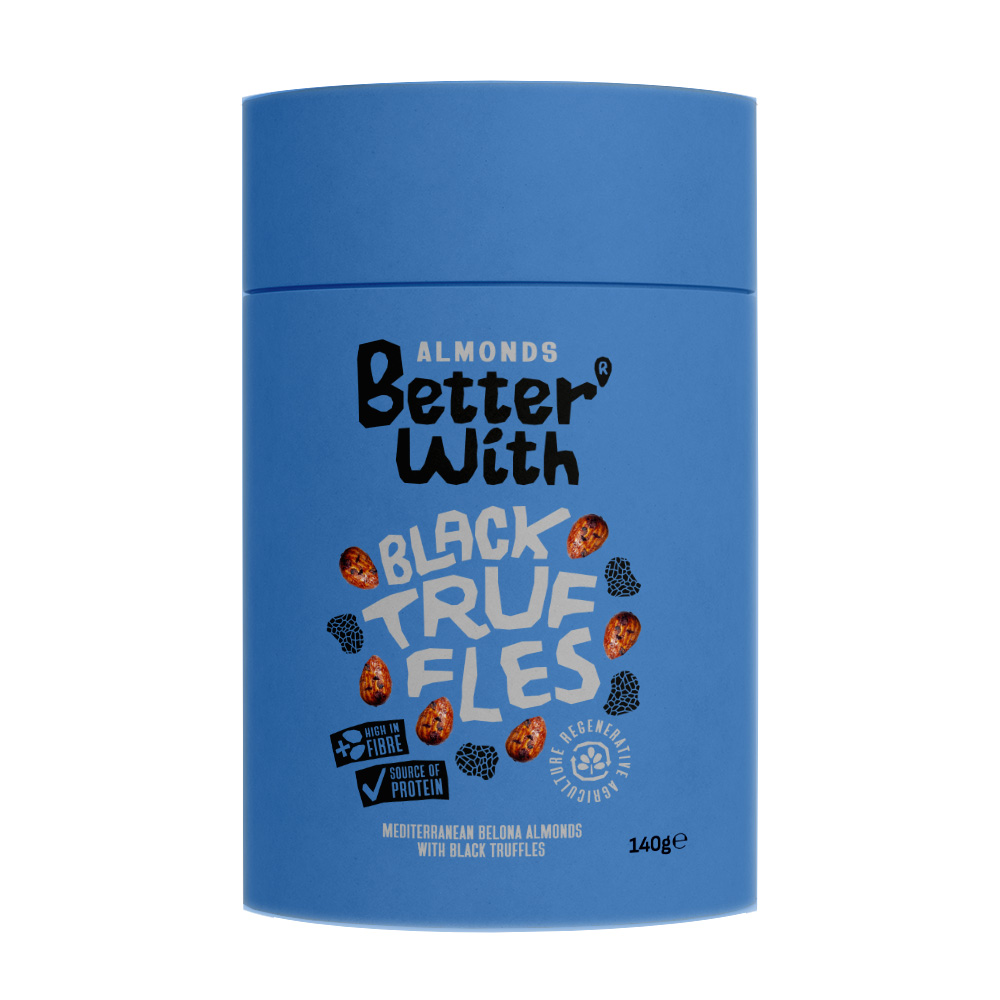 Black Truffle Almonds Tube 140g