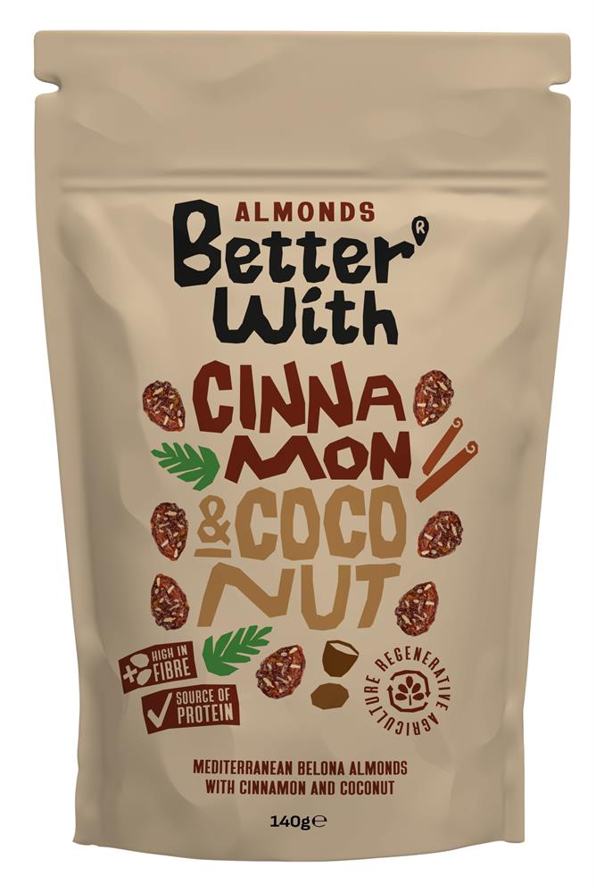 Cinnamon & Coconut Almonds 140g