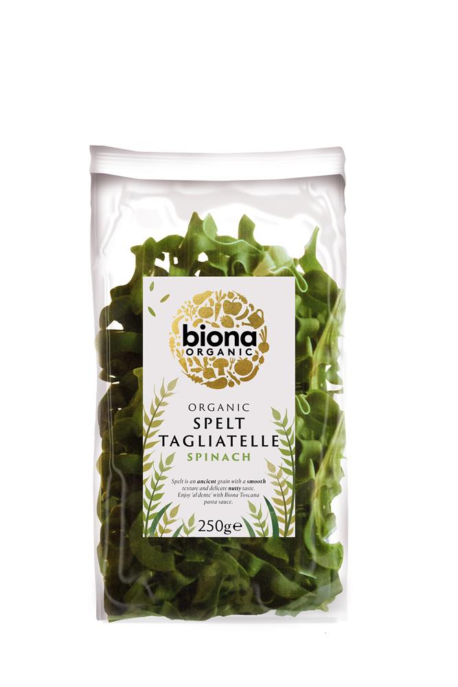 Org Spelt Spinach Tagliatelle (Pack of 2)