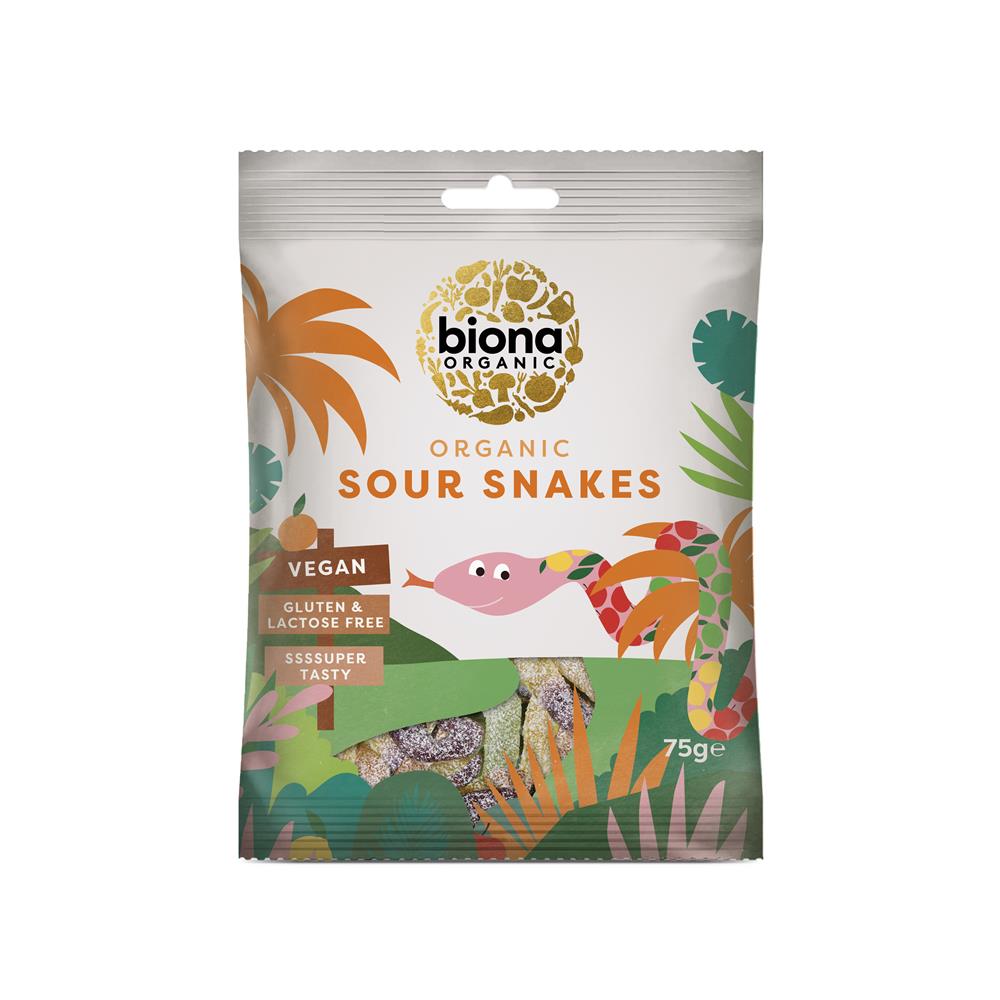 Org Sour Snakes (Pack of 2)