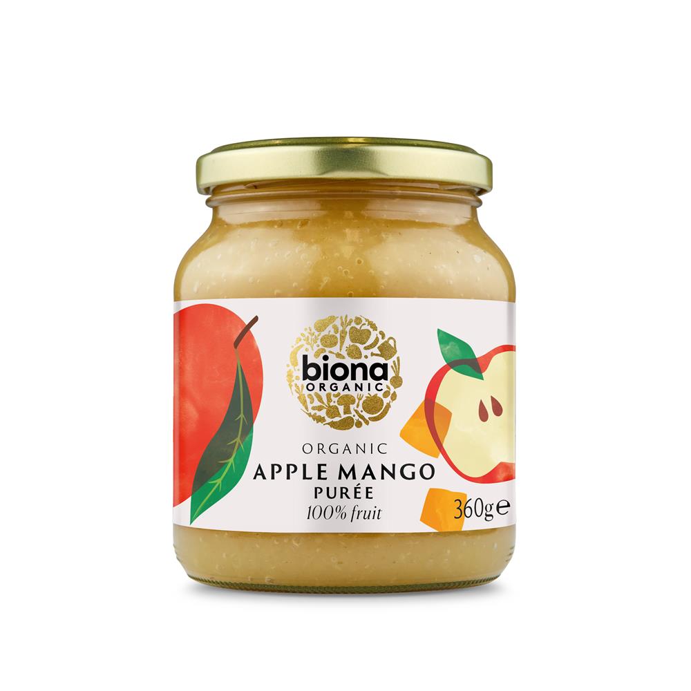 Org Apple & Mango Puree (Pack of 2)