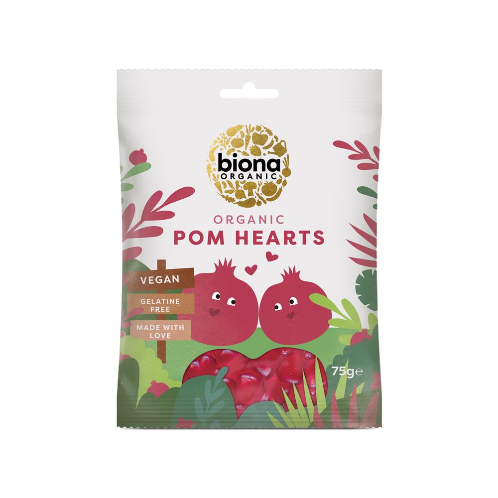 Organic Pomegranate Hearts