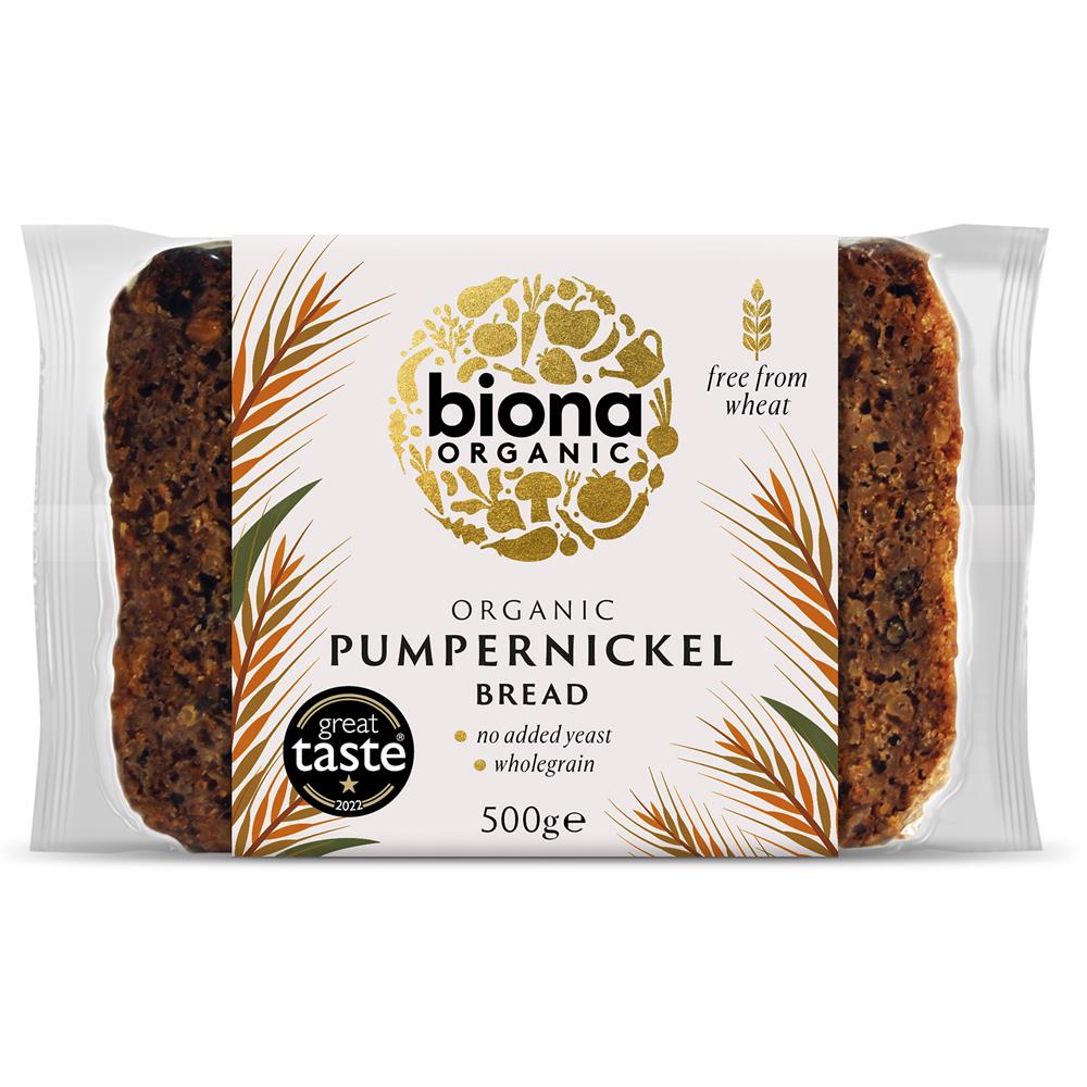 Organic Pumpernickel Bread (Pack of 3)