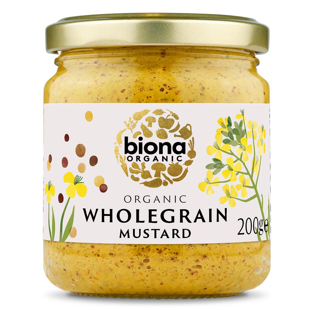 Wholegrain Mustard Organic (Pack of 2)