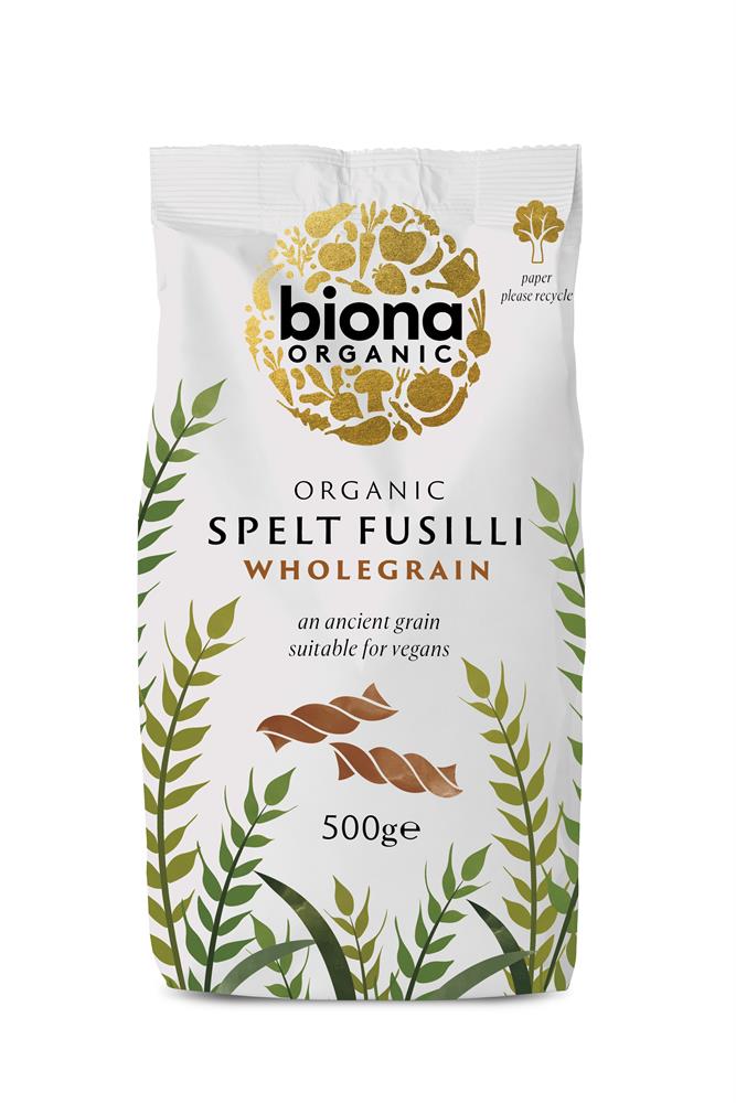 Org Wholemeal Spelt Fusilli (Pack of 2)