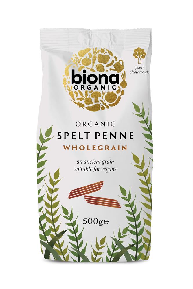 Org Wholemeal Spelt Penne (Pack of 2)
